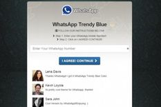 whatsapp azul, una nueva trampa para desprevenidos