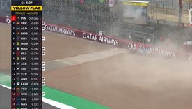 Franco Colapinto sufrió un fuerte impacto en la Q1 del GP de Silverstone y largará desde el puesto 20°. Foto: Captura F1 Franco Colapinto sufrió un fuerte impacto en la Q1 del GP de Silverstone y largará desde el puesto 20°. Foto: Captura F1
