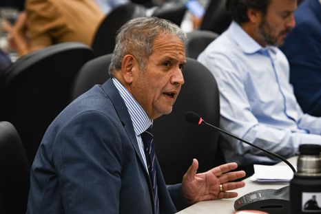 Sergio Palazzo, secretario general de La Bancaria Foto: Telam