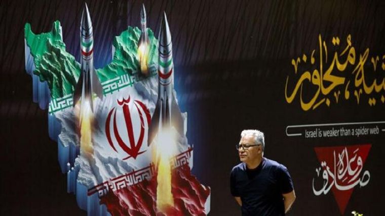 Las autoridades iraníes reaccionaron al incidente del viernes como si nada hubiera sucedido Foto: BBC