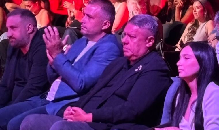 Claudio Tapia en La Rural. Claudio Tapia en La Rural.