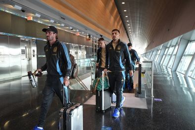 MDZol | Paredes, Messi y Otamendi son algunos de los adeptos a esta famosa marca Foto: X / Selección Argentina