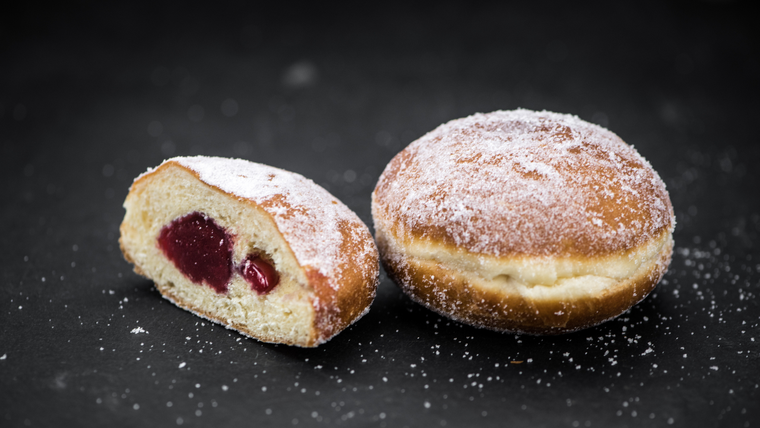 Receta súper tentadora de berlinesas rellenas con mermelada Receta súper tentadora de berlinesas rellenas con mermelada