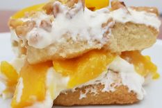 Postre de durazno Foto: cookpad