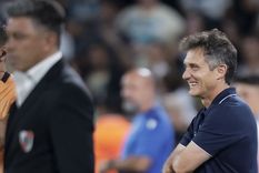 Guillermo sonríe, Gallardo sufre. Fue durante el 1-0 de Vélez ante River en el José Amalfitani que sentenció el segundo ciclo del Muñeco. Guillermo sonríe, Gallardo sufre. Fue durante el 1-0 de Vélez ante River en el José Amalfitani que sentenció el segundo ciclo del Muñeco.