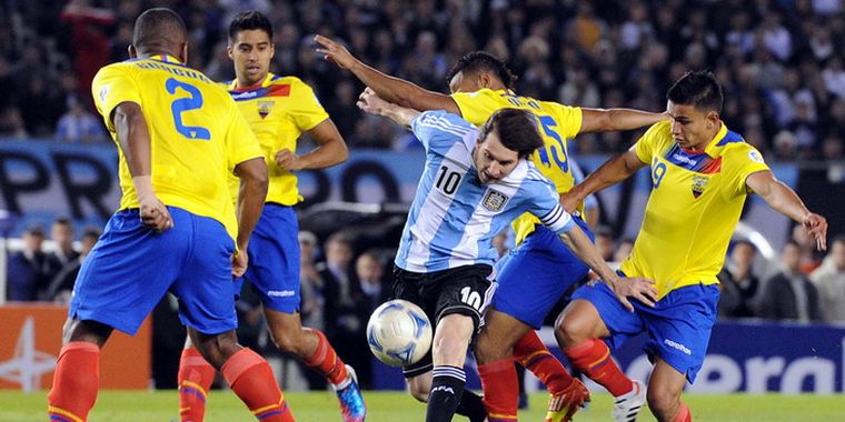 Messi, el genio del fútbol mundial. Foto: Télam
