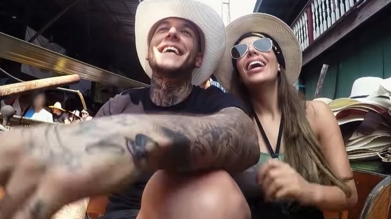 Alex y Charlotte Caniggia Alex y Charlotte Caniggia