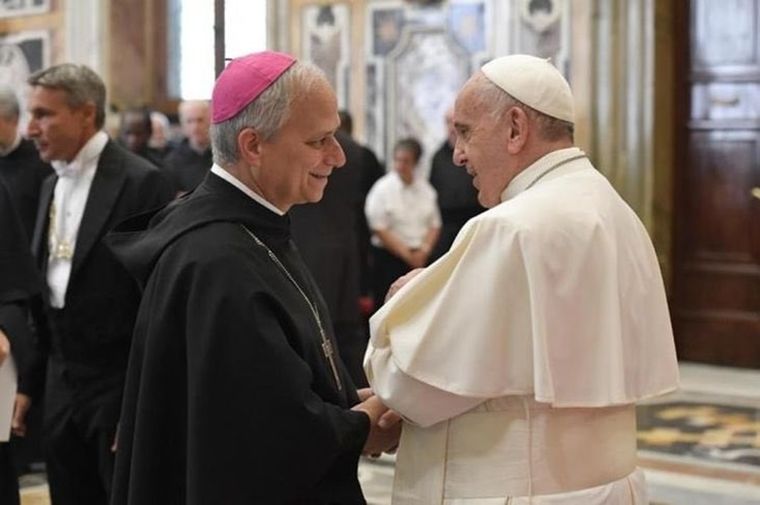 El encuentro del papa Francisco con Robert Prevost. El encuentro del papa Francisco con Robert Prevost.