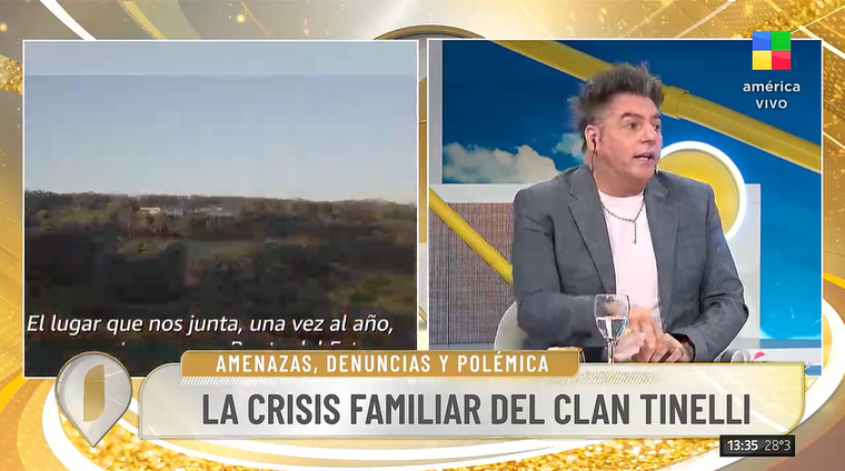 Estalló la polémica tras la denuncia de Juanita Tinelli. Foto: captura de video/ América TV.  Estalló la polémica tras la denuncia de Juanita Tinelli. Foto: captura de video/ América TV.