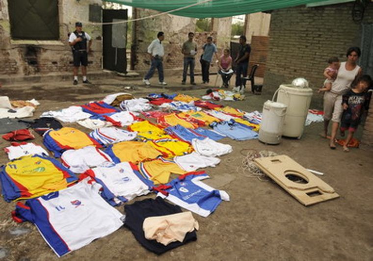 Parte del botín fue encontrado en una vivienda del asentamiento Villa Malargüe. Foto: Nacho Gaffuri / MDZ