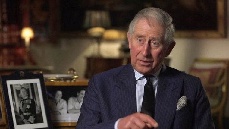 Su energía era asombrosa, dijo el príncipe Carlos de Gales sobre su padre, el príncipe Felipe. (Fuente: BBC STUDIOS EVENTS)