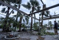 Milton dejó devastación en USA. Foto: EFE