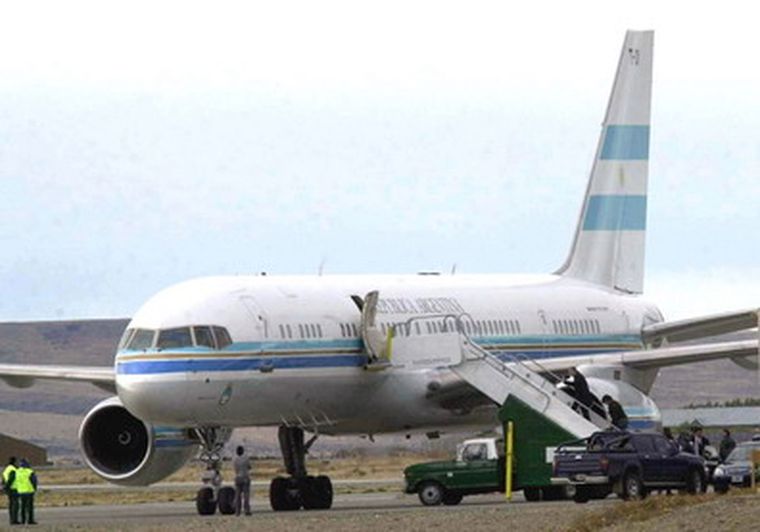 Uno de los aviones privados al vicepresidente. Foto: NA