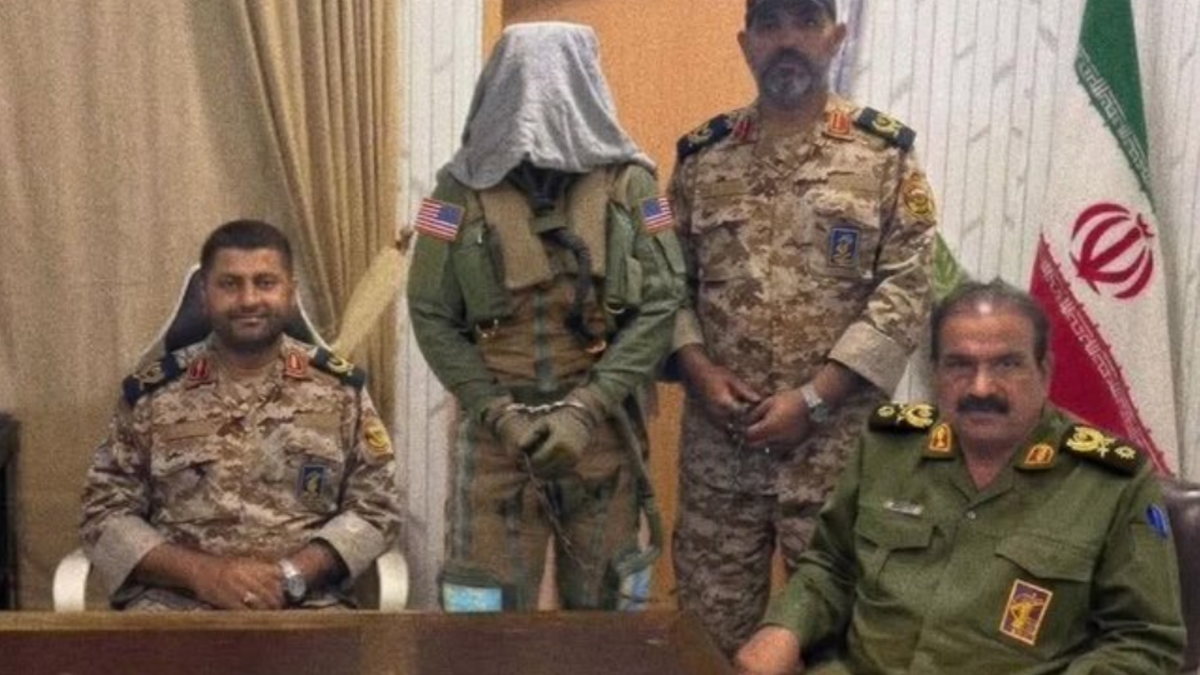 Irán aseguró haber capturado a una piloto de Estados Unidos y difundió imágenes impactantes