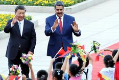 Los presidentes de China y Venezuela, Xi Jinping y Nicolás Maduro, en una pasada cita. Foto Efe