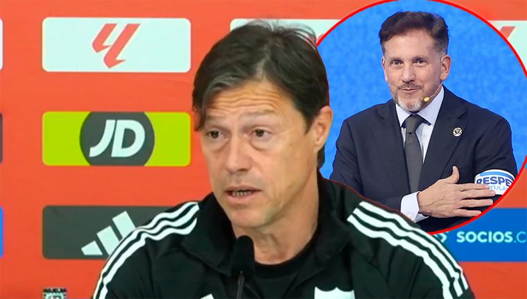 Matías Almeyda cruzó a Alejandro Domínguez por sus dichos de la Finalissima.