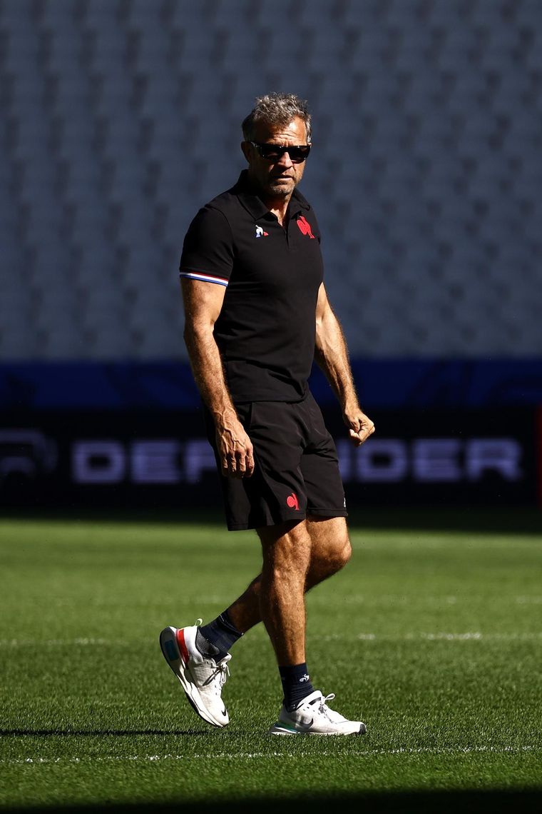 Galthié, DT de Francia, expresó su entusiasmo por enfrentar a los All Blacks en el Mundial de Rugby Foto: EFE