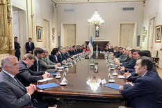 Quiénes son los gobernadores que enviarán a sus vices a la reunión en Rosada Foto: Twitter de la Oficina del Presidente