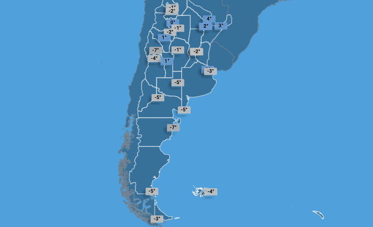 El pronóstico para este martes según el Servicio Meteorológico Nacional El pronóstico para este martes según el Servicio Meteorológico Nacional
