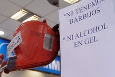 Volvió a crecer la venta de barbijos y alcohol en gel