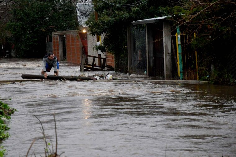 La zona de La Plata fue una de las más afectadas. Foto: Télam