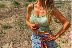 Luisana en Jujuy. Foto: IG @luisanalopilato