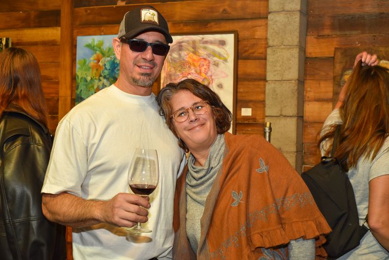 Leandro Pintos y Laura Rudman. Leandro Pintos y Laura Rudman.