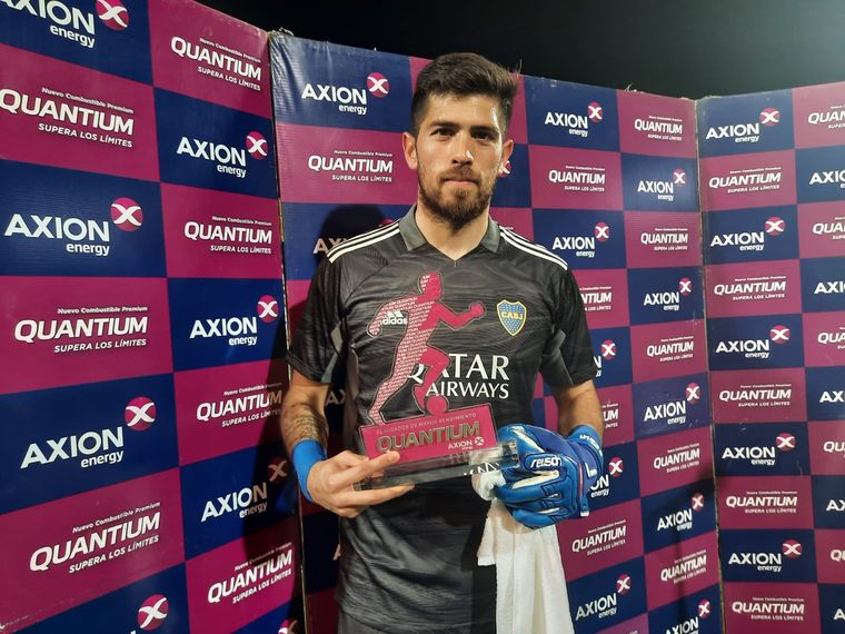 El arquero Xeneize fue la figura del partido Foto: Copa Argentina