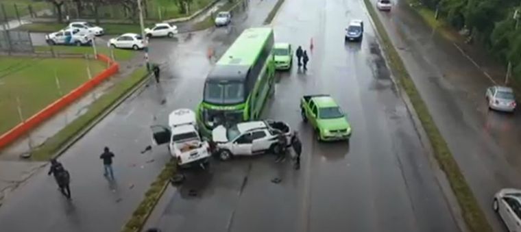 Un paciente psiquiátrico protagonizó un choque en la Avenida Luro.&nbsp;