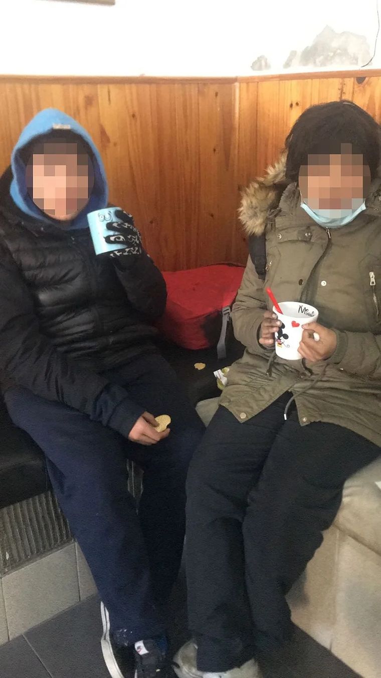 Los niños eran buscados desde el jueves