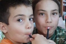 Erez (izq.) y Sahar Kalderon son miembros de una familia secuestrada en el kibutz Nir Oz. Foto: IDO DAN