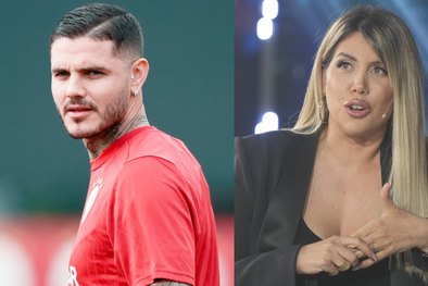 MDZol | Mauro Icardi y Wanda Nara. Foto: Instagram @mauroicardi, Prensa Telefe.