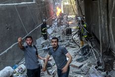 Gaza volvió a ser atacada por las fuerzas israelíes. Foto: NYT. Gaza volvió a ser atacada por las fuerzas israelíes. Foto: NYT.