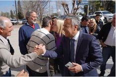 El candidato a gobernador de Cambia Mendoza participó de un encuentro con productores en San Rafael. Foto: Prensa Cambia Mendoza