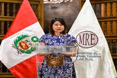 Ana Cecilia Gervasi Ministra de Relaciones Exteriores de Perú Foto: DPA