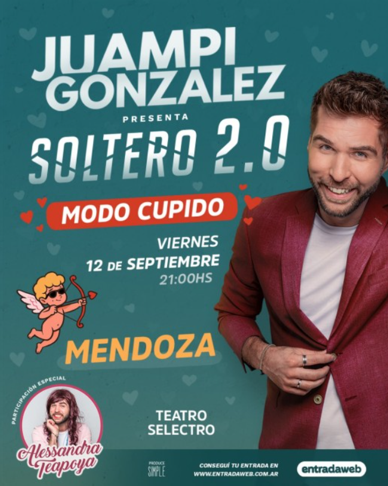 El humorista llega a Mendoza con su show. Foto: gentileza/ Entrada Web. El humorista llega a Mendoza con su show. Foto: gentileza/ Entrada Web. 