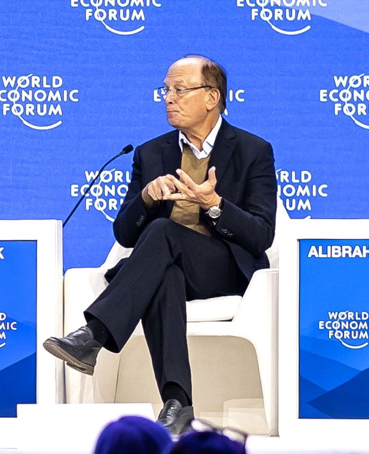 Larry Fink, CEO de BlackRock Foto: EFE