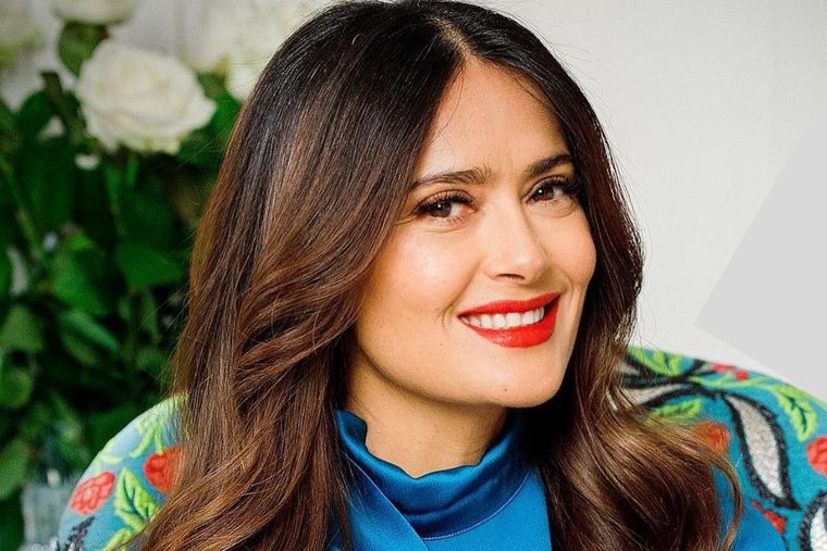 SALMA HAYEK LA ACTRIZ MEXICANA LLEVA UNA BUENA RELACIÓN CON SUS HIJASTROS. Foto: Instagram Salma Hayek