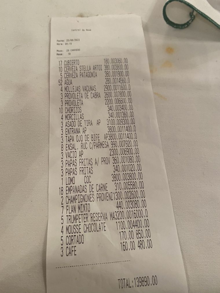 Subió un ticket a Twitter y recibió respuestas de enojo y otros prefirieron el humor Foto: Twitter