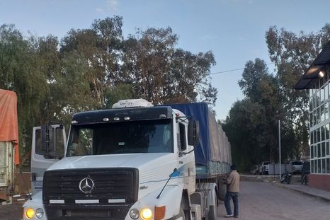 Venían siguiendo al camión, que llegó a la provincia con todos materiales desechables y 20 kilos de droga Foto: PCN Mendoza