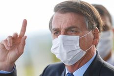 El presidente de Brasil, Jair Bolsonaro, en Brasilia. 13 de mayo de 2020.