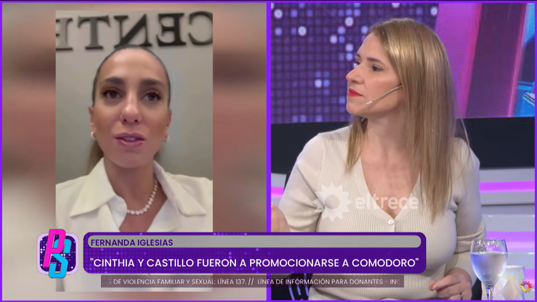 Fernanda Iglesias no se guardó nada. Fernanda Iglesias no se guardó nada.