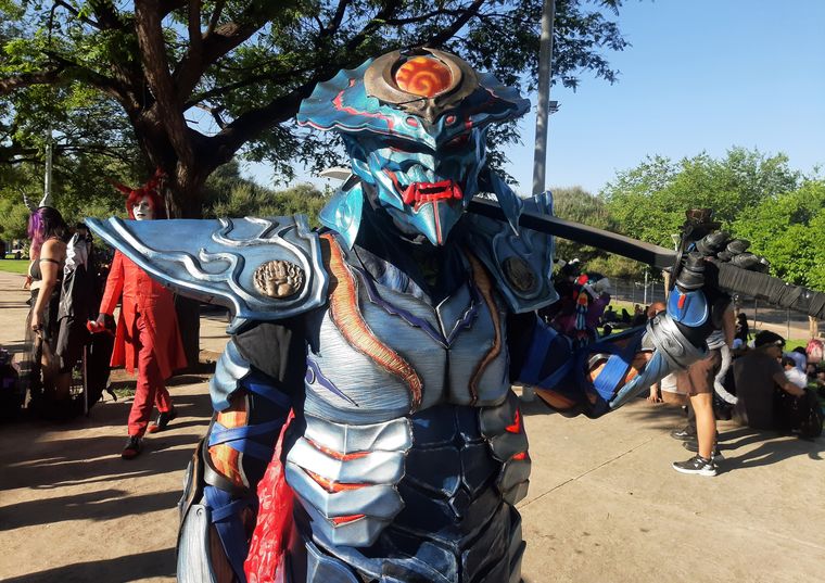 Yoshimitsu de Tekken estuvo presente en la nueva edición. Yoshimitsu de Tekken estuvo presente en la nueva edición.