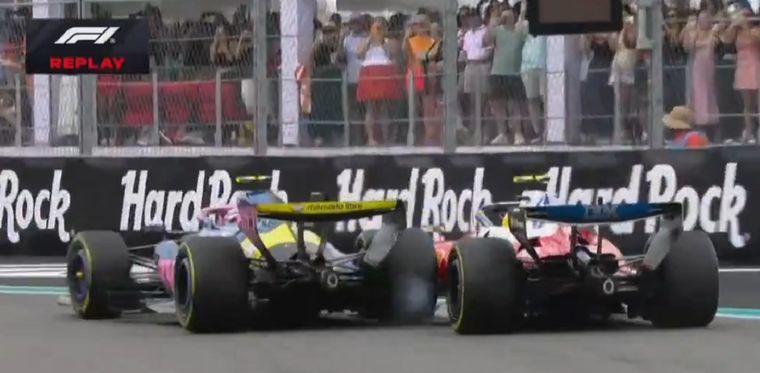 Franco Colapinto llegó a ubicarse sexto antes del incidente con Hamilton.&nbsp;