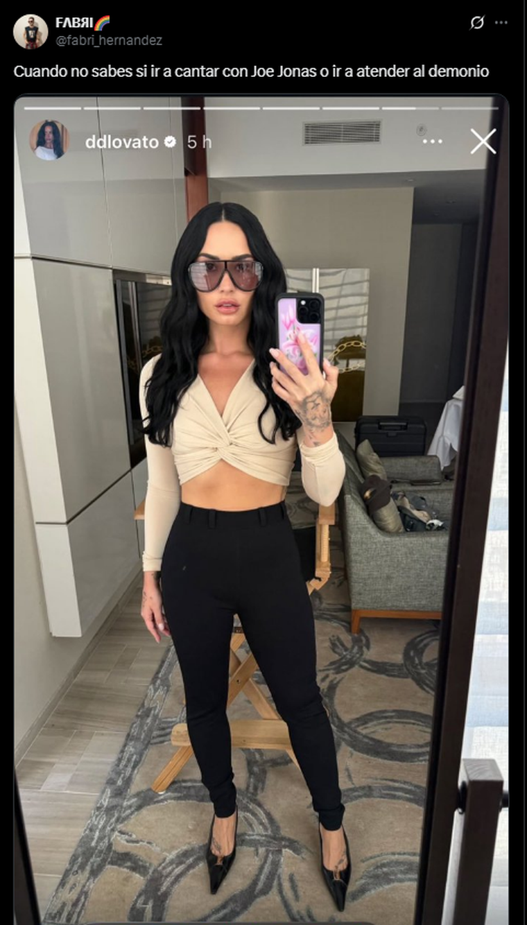 El tuit que recorrió las redes. Créditos: X fabri_hernandez El tuit que recorrió las redes. Créditos: X fabri_hernandez