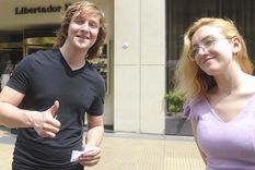 Iñaki Gutiérrez y Eugenia Rolón.