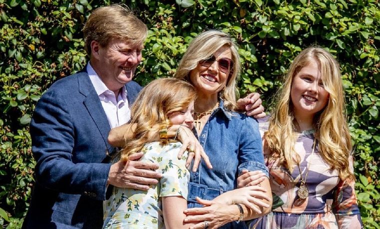Máxima, Guillermo, Amalia y Alexia