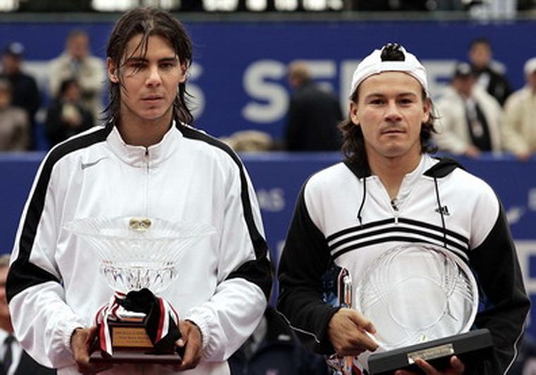 El Mago disputó inolvidables finales con el español en 2005. Foto: NA