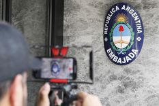 Opositores venezolanos se encuentran alojados en la Embajada argentina Foto: EFE