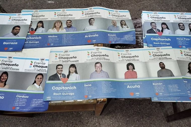 Las boletas con Emerenciano Sena y Marcela Acuña aparecieron en algunas sedes electorales